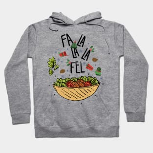 Vegan Christmas Men Women Vegetarian Falafel Ugly Christmas Hoodie